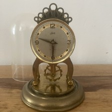 Vintage Schatz 8 day domed carriage clock skeleton brass working