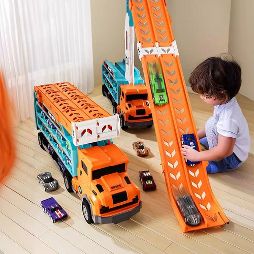 Big transport truck - transport, small
