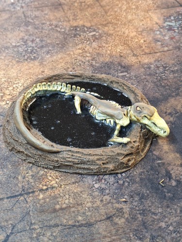 Tar pit dinosaur monster - pit,