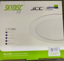 JCC SKYDISC JC71385 RECESSED DOWNLIGHT 4700K 13w INTEGRAL LED IP20 in WHITE