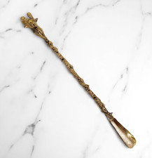 Elegant Brass Shoe Horn –