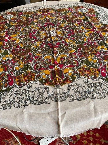 Vintage paisley fabric ins - vintage,