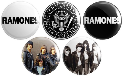 Ramones button pin badges - x,