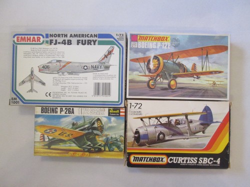 Four model aircraft - kits,