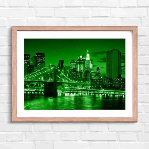Brooklyn bridge new york night - bridge,