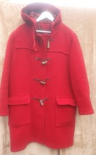 montgomery red duffle coat