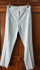 Golfino ladies blue & White gingham Lightweight golf trousers size 8