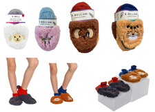 2 Pairs Kids Sherpa Slippers