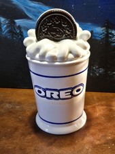 Vintage Oreo Cookie Jar Milk &