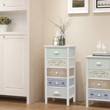 NNEVL French Storage Cabinet 5 Drawers Wood