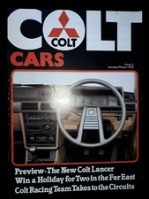 Mitsubishi Colt Cars Brochure