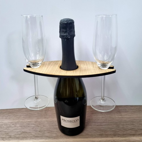 Wine and champagne bottle - and,