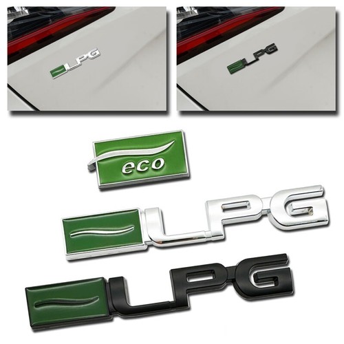 Lpg eco car badge - eco,