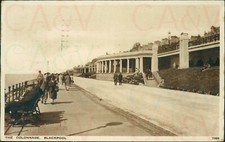 Blackpool The Colonade 1938 Postmark J salmon Gravure Style 7069