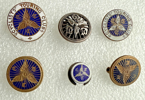 Cyclist touring club enamel - cyclist,