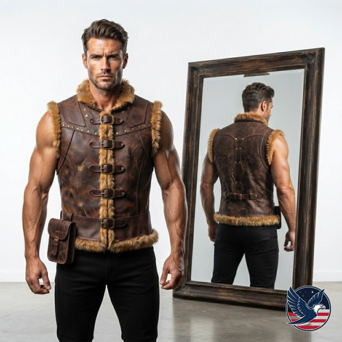 Mens medieval viking - medieval, leather
