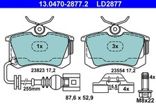 REAR BRAKE PAD SET DISC BRAKE