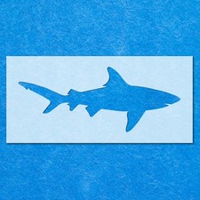 Shark Sea Stencil: Mylar Airbrush Wall Art Painting Crafts  - 190 Micron, DIY