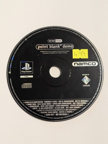 Point blank sony playstation - playstation, 1