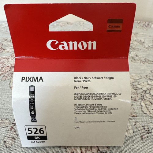 Genuine canon cli 526bk - cli-526bk, black