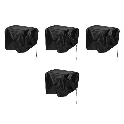 Black oxford cloth motor cover - oxford,