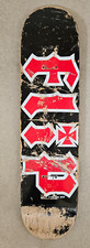 Vintage 2002 Flip Team HKD Black Skateboard Deck 7.5" x 30"