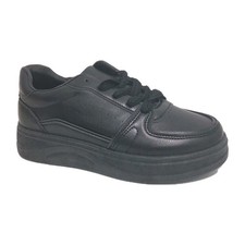 Ladies Classic Black Trainers