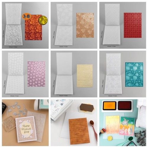 Embossing folder flower - 3d,