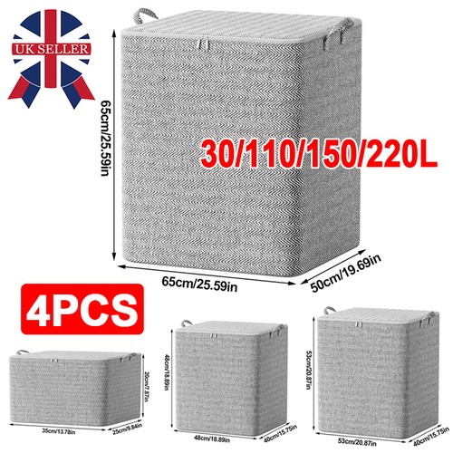 4pcs clothes storage bag with - 4pcs,