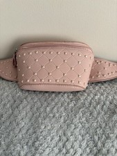 Ladies Stud Pink Bum Bag