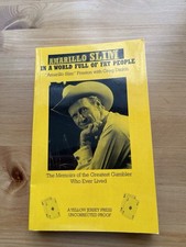 Amarillo Slim Memoirs – Uncorrected Proof – Rare Yellow Jersey Press Poker Gift