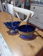 Vintage 1950's Cobalt Blue &