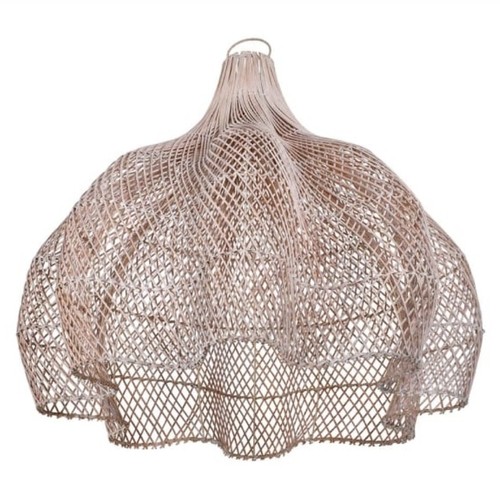 Large whitewash rattan ceiling - rattan,