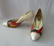 Vintage Renee Size 6 Snakeskin