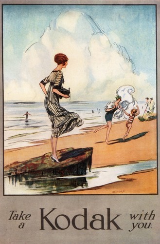 Kodak camera vintage - kodak, poster