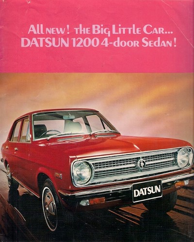 Datsun 1200 saloon - datsun, 4-dr