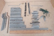 Meccano Parts Various Axle Rods Hooks Clips Vintage Toy Job Lot