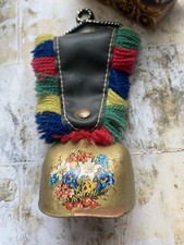 Vintage Cow Bell 1970 Unusual Original Folk Design Handmade 1970 S Polish