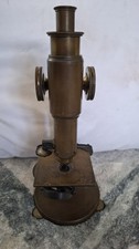 Vintage Microscope Inscribed