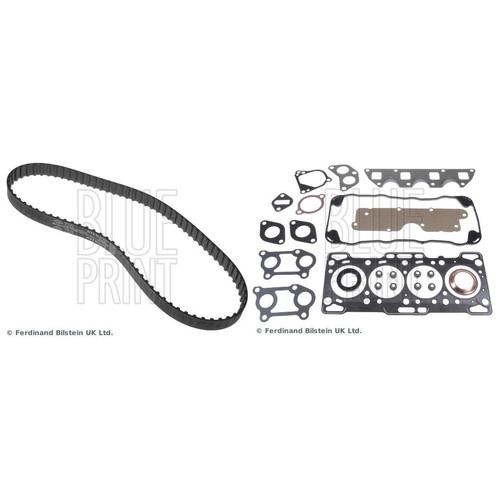 Blue print timing belt - print,