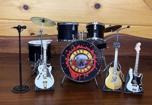 Miniature drum guitar set - &,