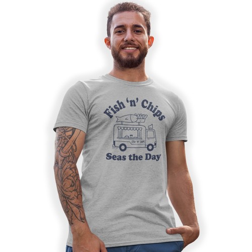 Fish chips van - fish, n