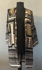 River Island Kimono Jacket Cover Up Size 12 Cold Shoulder