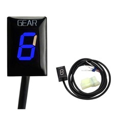 Motorcycle Gear Indicator blue