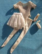 Vintage 1982 Sindy Silver Dance Ballerina #44711 Leotard Tights Tutu Shoes