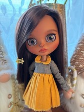 Custom Blythe-Style Doll, OOAK