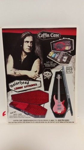 Motorhead lemmy coffin cases - motorhead,