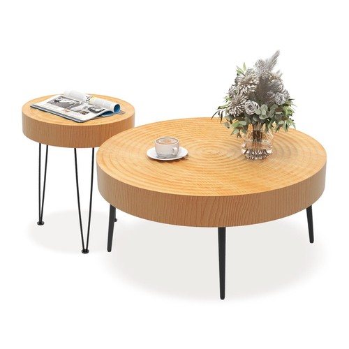 Set round nesting coffee - of, 2