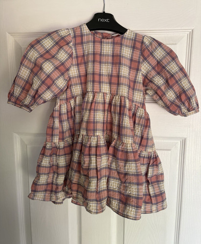 Next girls plaid tiered smock - next,