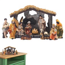 Christmas Manger Nativity Set
